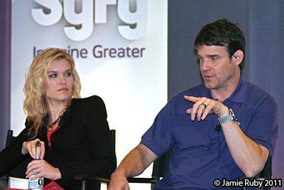 Emily Rose & Eddie McClintock